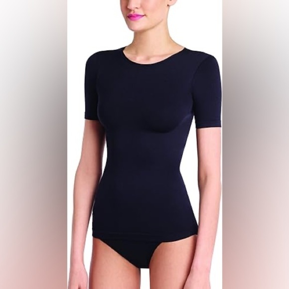 NEW Commando Minimalist Crew Neck T-Shirt Black Short Sleeve Tee Sz M/L - Picture 5 of 8